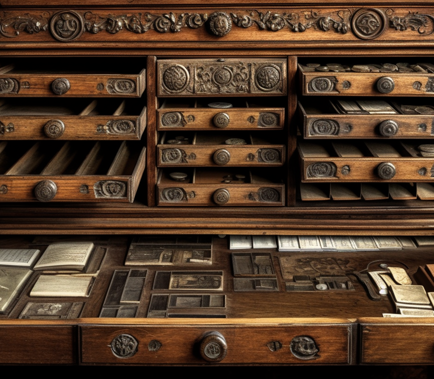 Bemmerzaal A Cabinet With Dossiers