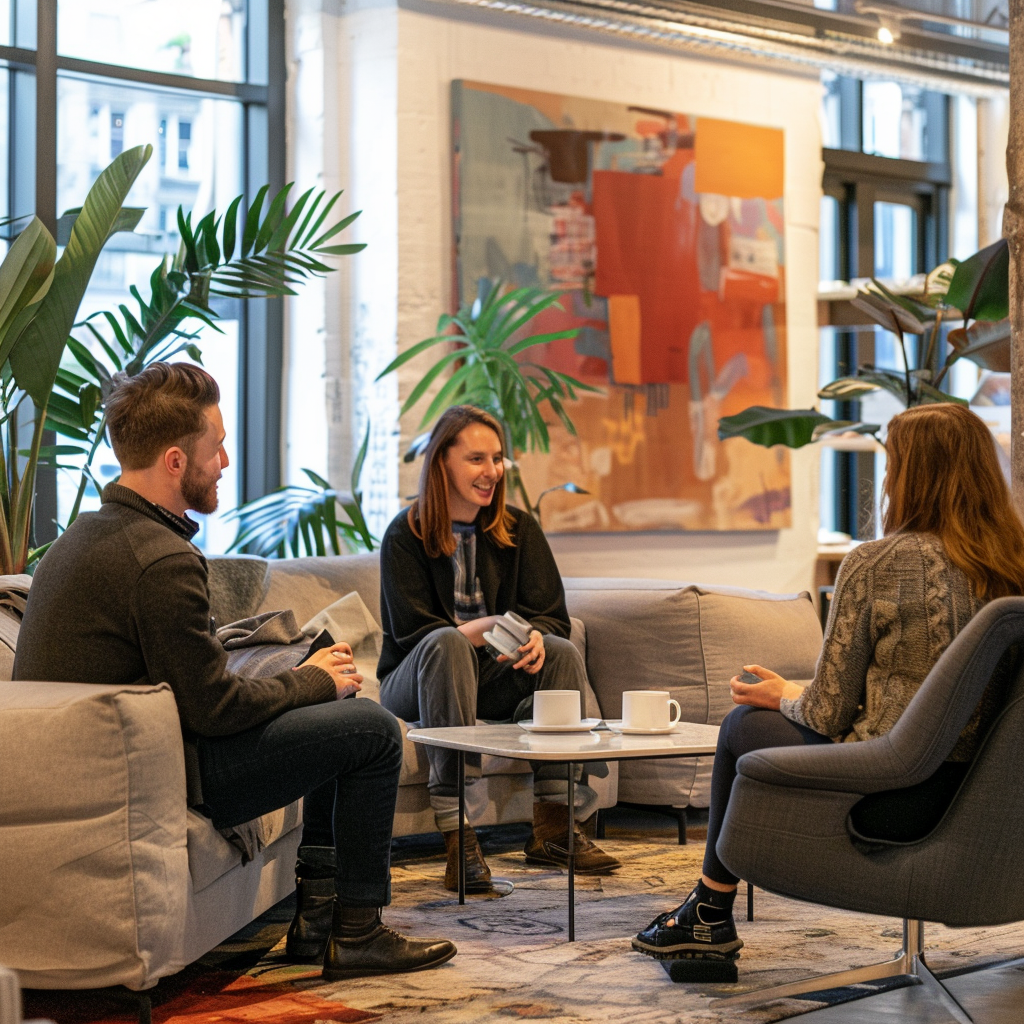 Bemmerzaal People Talking To Each Other In A Informal Setting A
